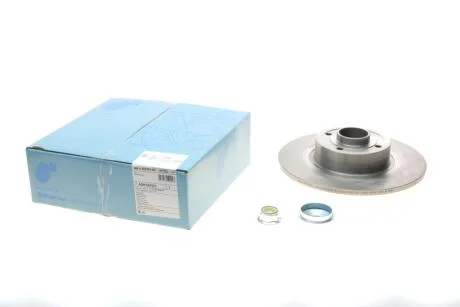 Диск гальмівний з підшипником, сенсорним кільцем ABS, гайкою осі та захисним ковпаком BLUE PRINT ADR164323