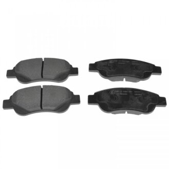 Колодки тормозные CITROEN C1/PEUGEOT 107/TOYOTA AYGO 1.0/1.4D 05- передние BLUE PRINT ADT342155