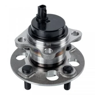 Рем.комплект подшипников cтупицы со ступицей колеса и диском импульсного датчика ABS (сторона установки: задний мост с обеих сторон) BLUE PRINT ADT38387