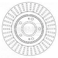 Гальмiвнi диски BORG & BECK BBD4481