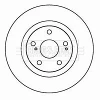 - Диск гальмівний (2 шт) BORG & BECK BBD4606