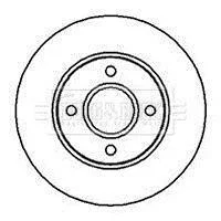 - Диск гальмівний (2 шт) BORG & BECK BBD4983