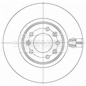 Гальмiвнi диски BORG & BECK BBD5469