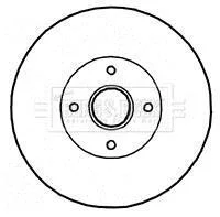 Гальмiвнi диски з пiдшипником BORG & BECK BBD5897S