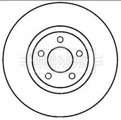 Гальмiвнi диски лiвий, замiнено на BBD5994S BORG & BECK BBD5980S