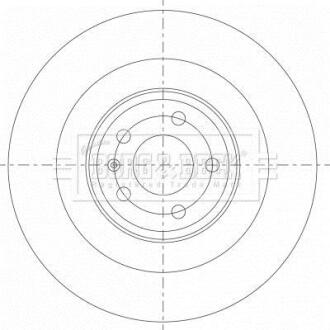 Гальмiвнi диски BORG & BECK BBD6085S