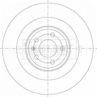 Гальмiвнi диски BORG & BECK BBD6085S