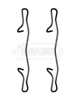 Ремкомплект гальмiвних колодок BORG & BECK BBK1545