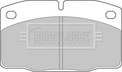 Гальмівні колодки до дисків BORG & BECK BBP1117