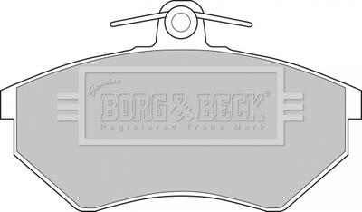 - Гальмівні колодки до дисків BORG & BECK BBP1427