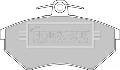 - Гальмівні колодки до дисків BORG & BECK BBP1427