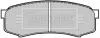 Гальмiвнi колодки дисковi BORG & BECK BBP1514 (фото 2)