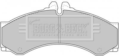 - Гальмівні колодки до дисків BORG & BECK BBP1589