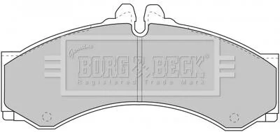 - Гальмівні колодки до дисків BORG & BECK BBP1589