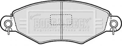 - Гальмівні колодки до дисків BORG & BECK BBP1623