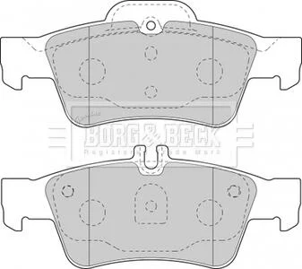 - Гальмівні колодки до дисків BORG & BECK BBP1798