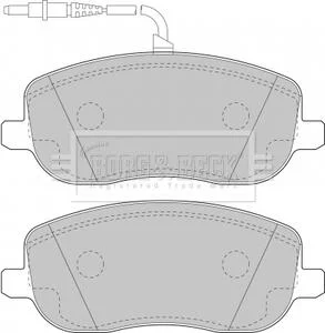 - Гальмівні колодки до дисків BORG & BECK BBP1826