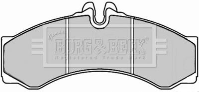 Гальмівні колодки до дисків BORG & BECK BBP2247