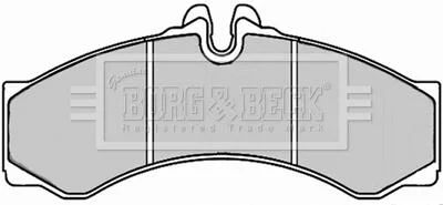 Гальмівні колодки до дисків BORG & BECK BBP2247