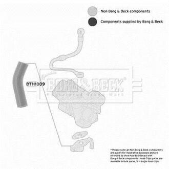 Патрубок BORG & BECK BTH1009