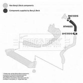 Патрубок BORG & BECK BTH1022