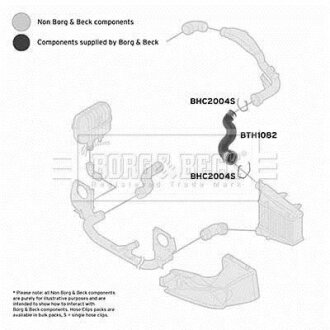 2 Патрубок NTN (шт. BORG & BECK BTH1082