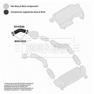 Шланг подачі наддувального повітря BORG & BECK BTH1586