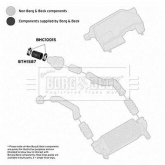Шланг подачі наддувального повітря BORG & BECK BTH1587