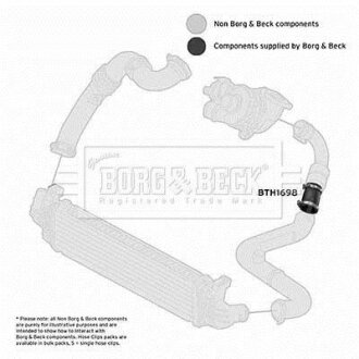 Шланг подачі наддувального повітря BORG & BECK BTH1698
