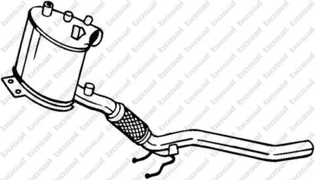 Сажевий фільтр BOSAL 097-554