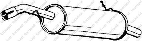 Задній. глушник,випускна сист. BOSAL 135-057