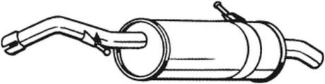 Задній глушник випускної системи BOSAL 135-117