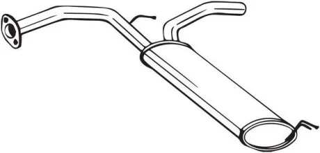 Задній. глушник,випускна сист. BOSAL 135-133