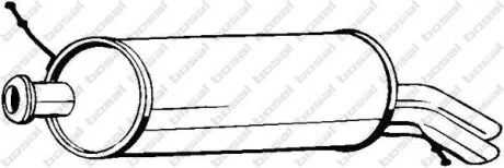 Задній. глушник,випускна сист. BOSAL 135-547