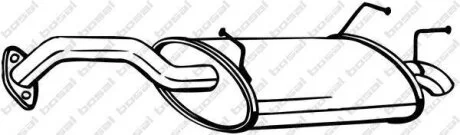 Задній. глушник,випускна сист. BOSAL 145-181