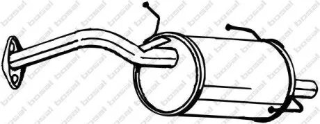 Задній. глушник,випускна сист. BOSAL 145-333