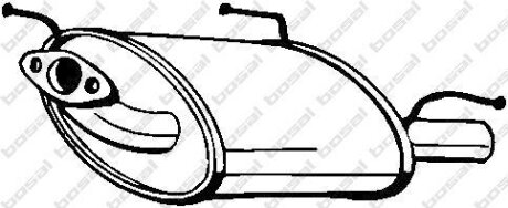 Глушитель задний (NISS ALMERA 95-97) BOSAL 145-339