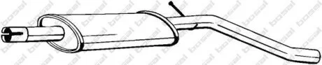 Центр. глушник,випускна сист. BOSAL 148-005