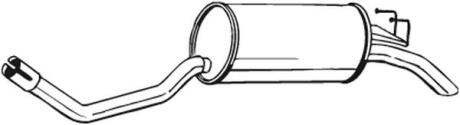 Задній. глушник,випускна сист. BOSAL 148-123