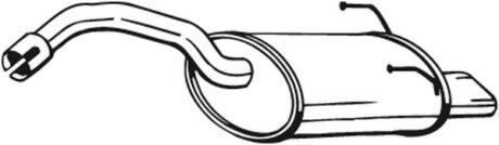 Глушник FIAT 500 07-10 алюмінізована сталь BOSAL 148-183