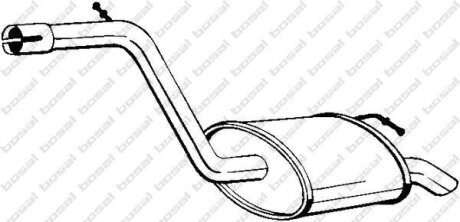 Глушитель задний FORD MONDEO 00-03 BOSAL 154-185
