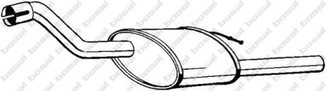 Задній. глушник,випускна сист. BOSAL 154-331