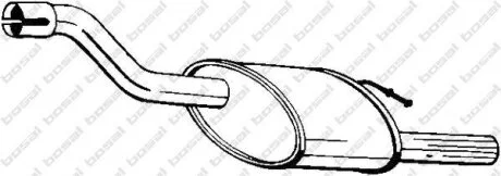 Задній. глушник,випускна сист. BOSAL 154-379