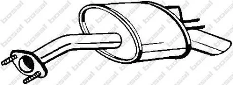 Глушитель задний (HYUN MATRIX 01-) BOSAL 165-285