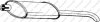 Глушник Opel Astra 92-96/Kadett E 84-91 SDN BOSAL 185-021 (фото 1)