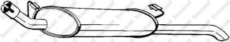 Глушник Opel VECTRA A 88-92 (Глушник задній) BOSAL 185-135