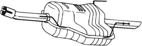 Задній. глушник,випускна сист. BOSAL 185-437