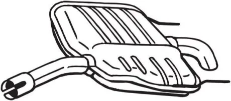 Задній. глушник,випускна сист. BOSAL 185-569