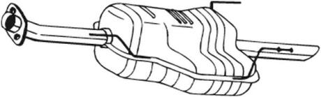 Глушитель задний (OPEL ASTRA G 98-00) BOSAL 185-605