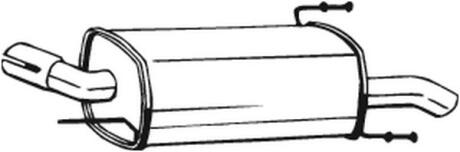 Задній. глушник,випускна сист. BOSAL 185-703